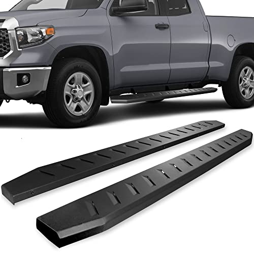 6'' Running Boards Compatible with 2000-2018 Chevy Silverado, GMC Sierra 1500 2000-2018 2500 3500 HD Crew Cab (Extended Cab)