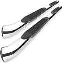 5'' Curved Oval Running Boards Compatible with 2004-2014 Ford F-150 Super (Extended) Cab