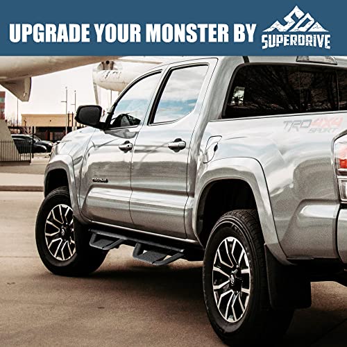 9'' Running Boards Compatible with 2005-2022 Toyota Tacoma Crew Cab